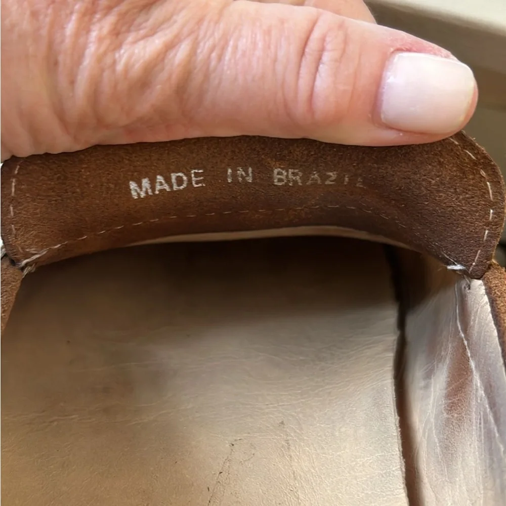 Brown Suede Tassel Loafers